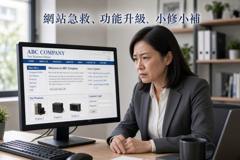 網站急救、功能升級、小修小補｜香港 WordPress / 網店專門維護